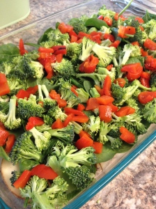 Broccoli and Peppers